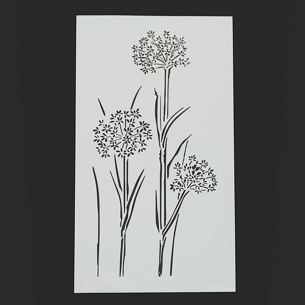 Reusable flowers Stencil Airbrush Art DIY Home Decor Scrapbooking AlbHU